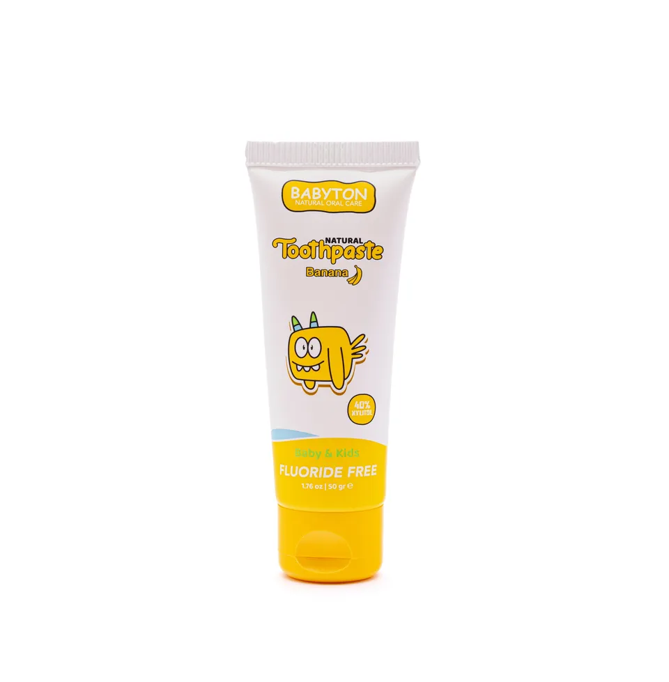 babyton-zahnpasta-baby-kind-fluoridfrei-banane-50g image 1