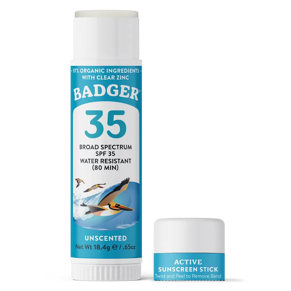 badger-balm-active-mineral-sunscreen-stick-lsf-35-unparf-miert image 1