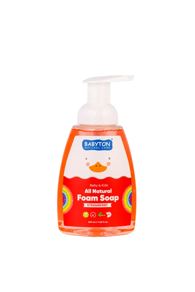 babyton-sch-umende-hand-face-wash-erdbeere-350-ml image 1