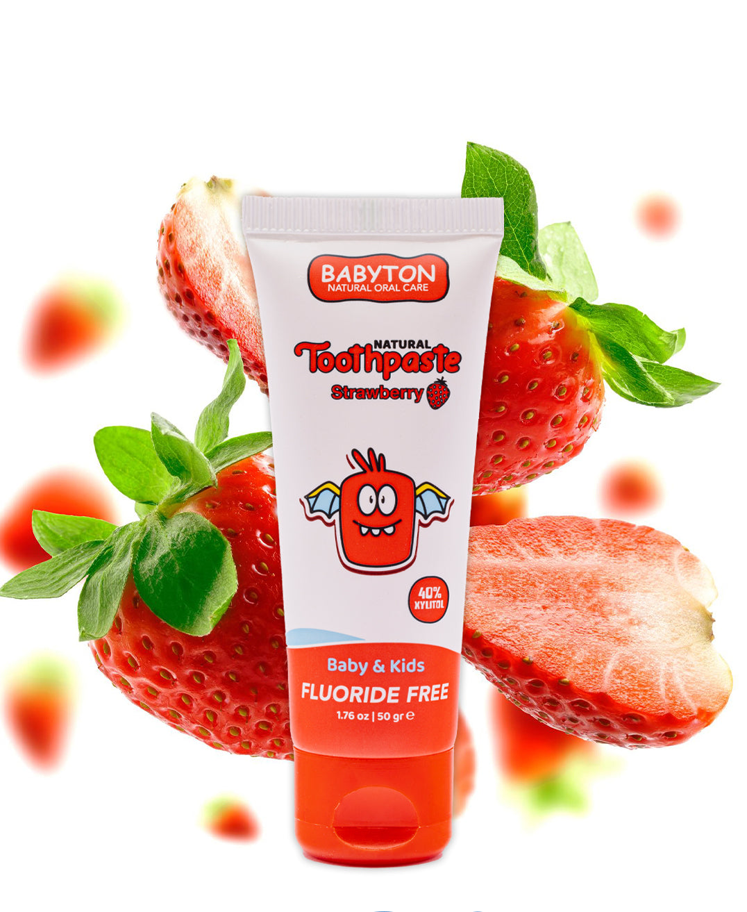 babyton-baby-kinderzahnpasta-fluoridfrei-erdbeere-50-g image 2