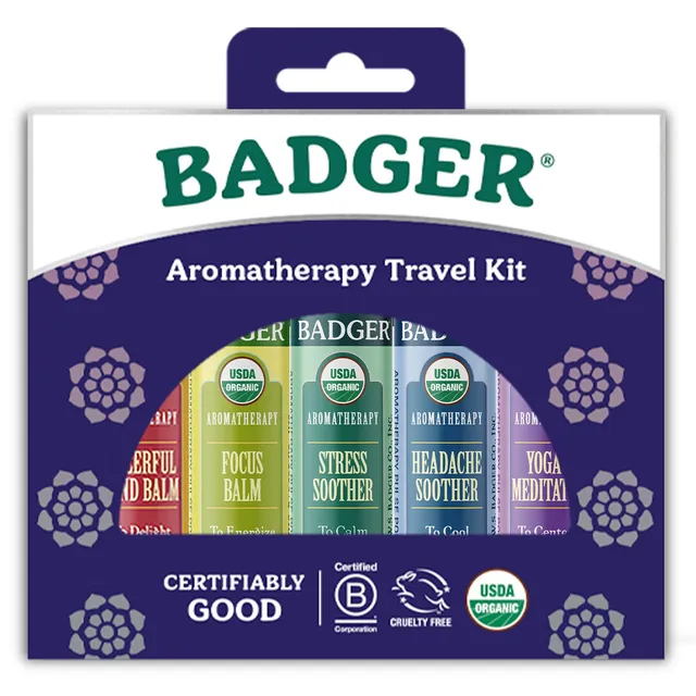 badger-balm-aromatherapy-travel-kit-5-teilig image 1