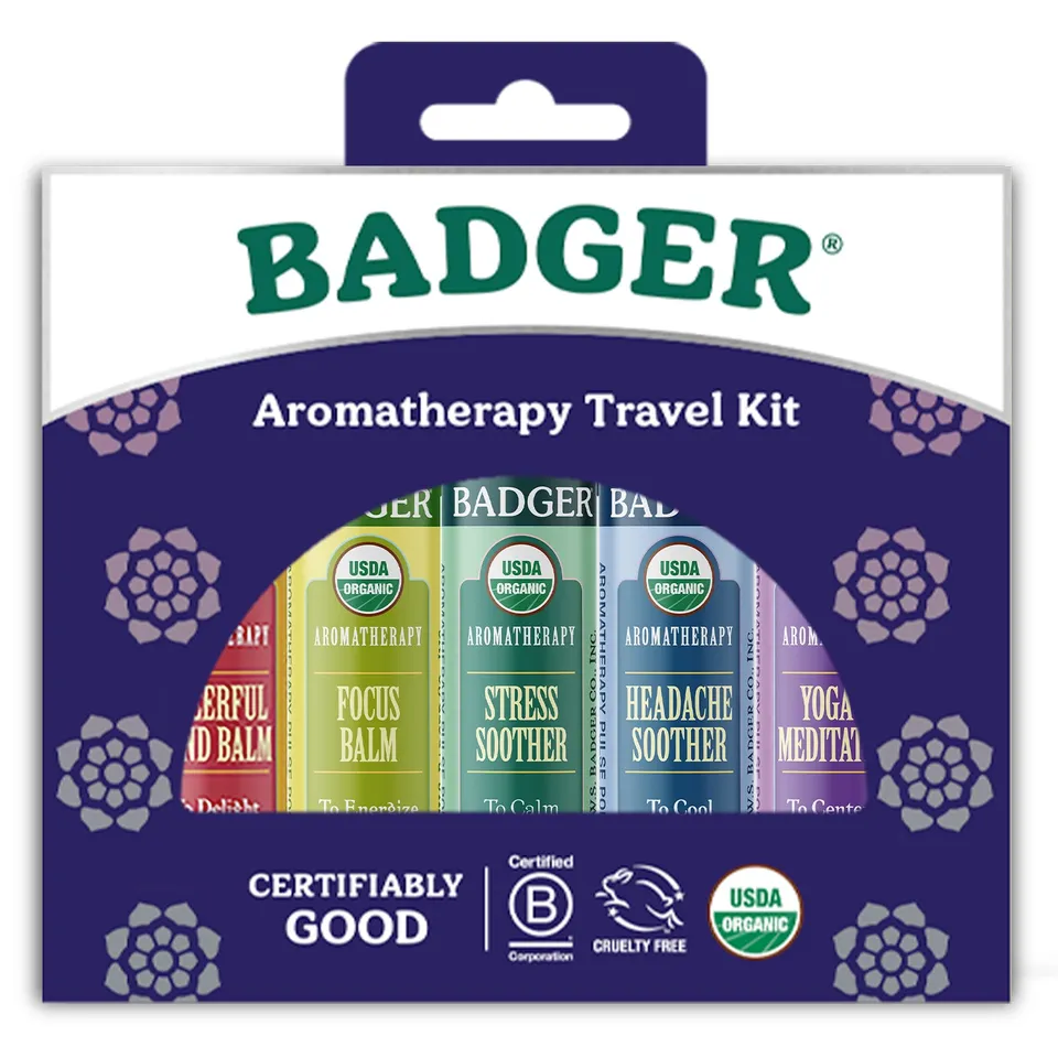 badger-balm-aromatherapy-travel-kit-5-teilig image 1