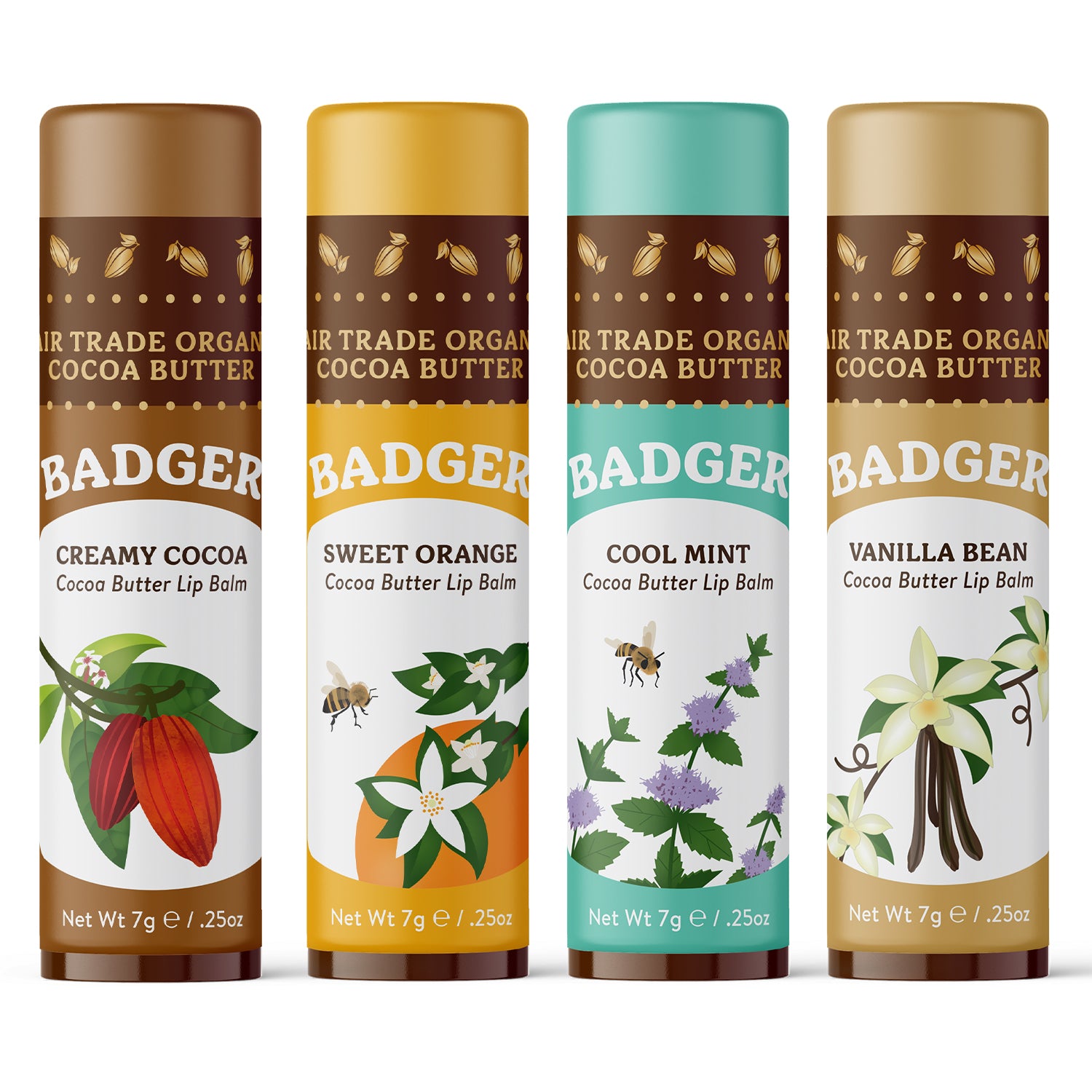 badger-balm-cocoa-butter-lippenbalsam-geschenkset-4er image 5