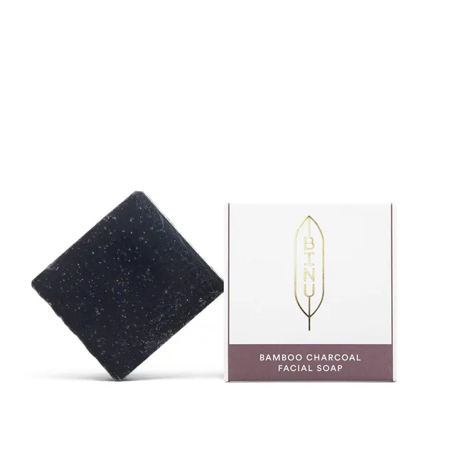 binu-bamboo-charcoal-facial-soap-schwarze-seife-f-r-unreine-fettige-haut image 1