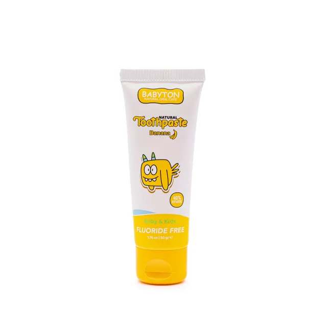 babyton-baby-kinder-zahngel-banane-ohne-fluorid-50-g image 1
