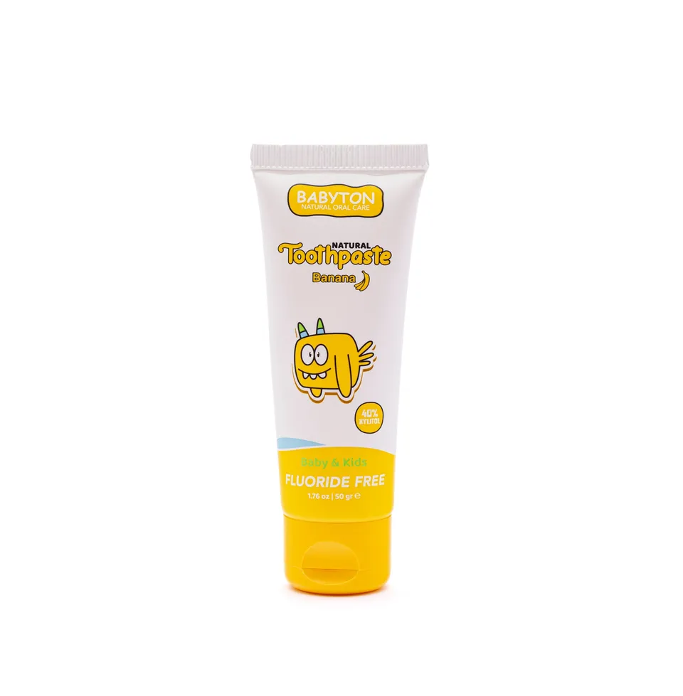 babyton-baby-kinder-zahngel-banane-ohne-fluorid-50-g image 1