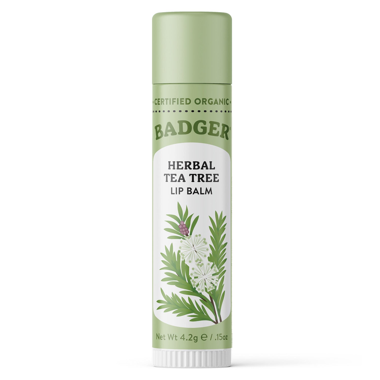 badger-balm-classic-lip-balm-herbal-tea-tree image 1