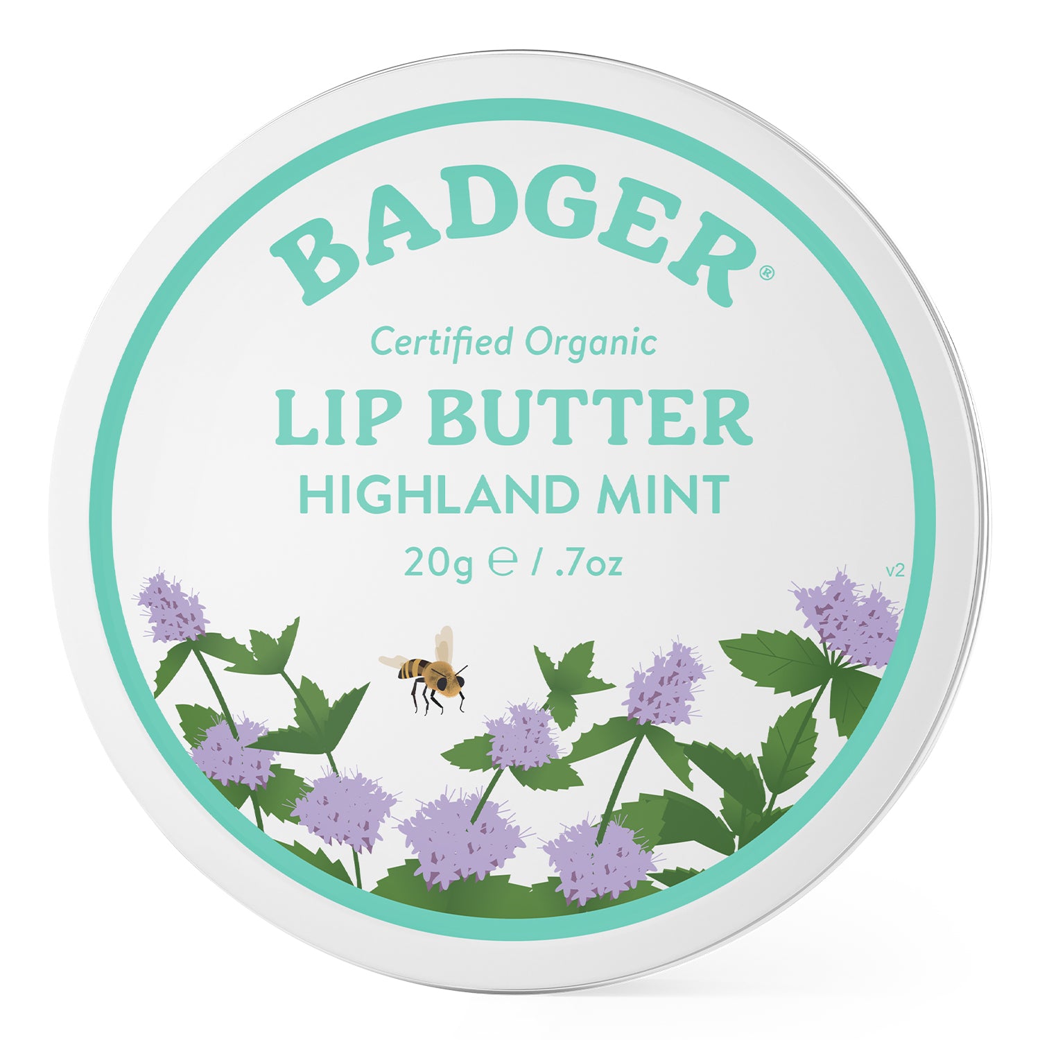 badger-balm-lip-butter-tin-highland-mint-lippenbutter-in-der-dose image 2