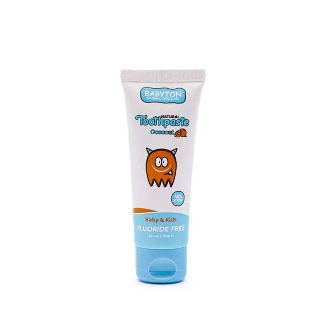 babyton-zahnpasta-baby-kind-fluoridfrei-kokos-50g image 1