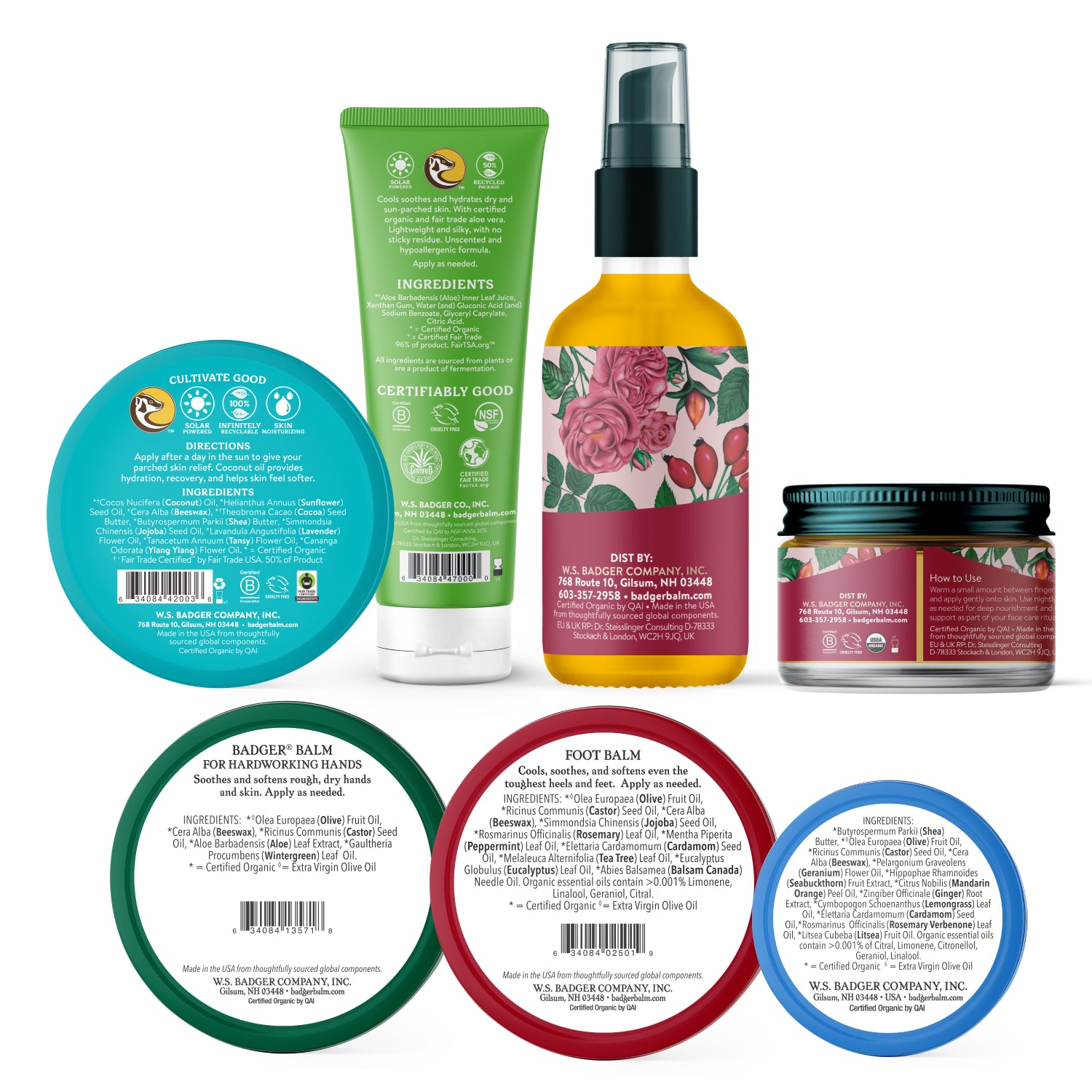 badger-balm-intensive-moisturizer-bundle-bio-k-rperpflege-set-7-teilig image 2