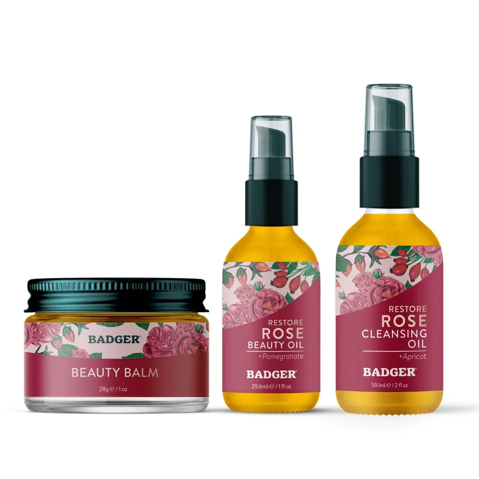 badger-balm-rose-beauty-bundle-3-teiliges-rosen-pflegeset image 1