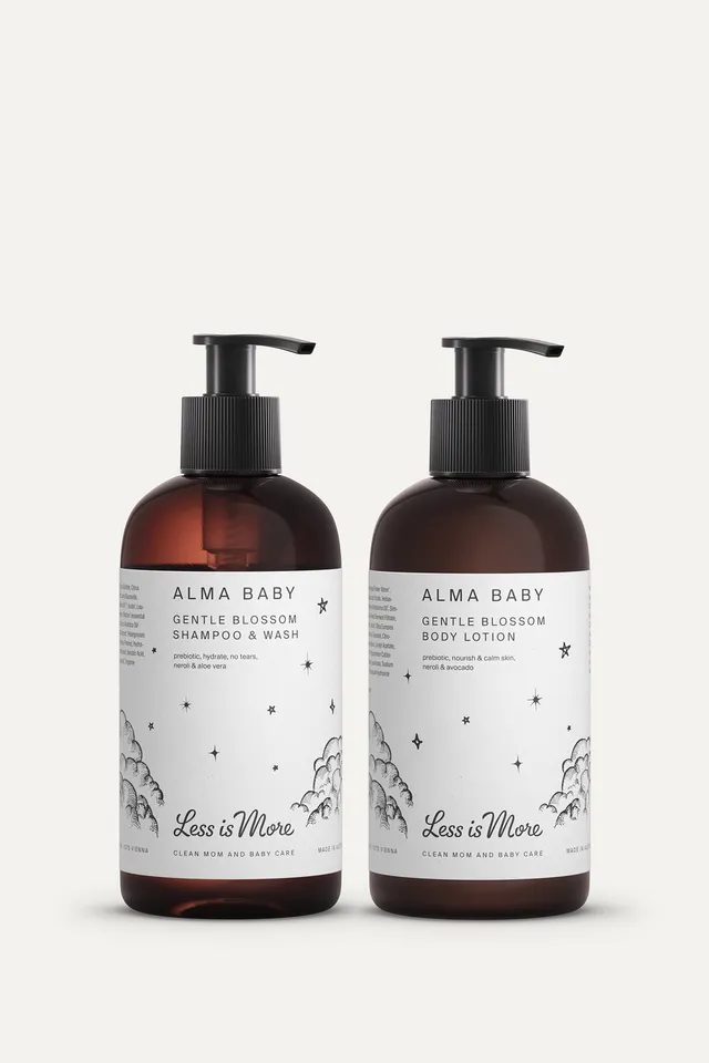 alma-babycare-baby-kids-set-gentle-blossom-shampoo-und-lotion image 1
