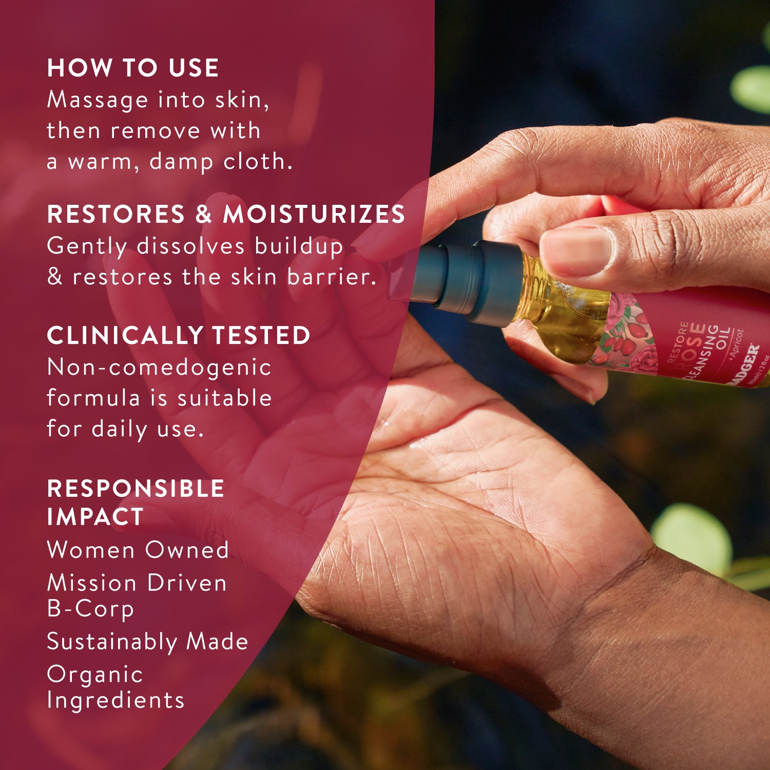 badger-balm-rose-cleansing-oil-gesichtsreinigungs-l-vegan image 4