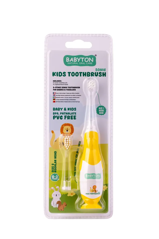 babyton-sonische-kinderzahnb-rste-mit-2-b-rstenk-pfen image 1