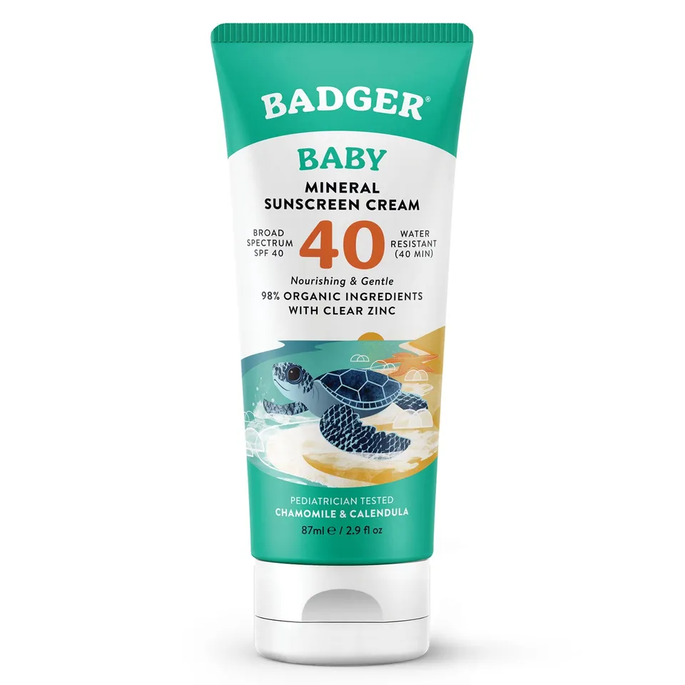 badger-balm-baby-mineral-sunscreen-cream-spf-40-babysonnencreme image 1