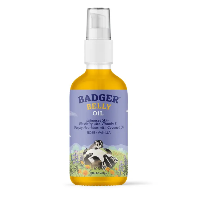badger-balm-belly-oil-bio-bauch-l-f-r-schwangerschaft image 1