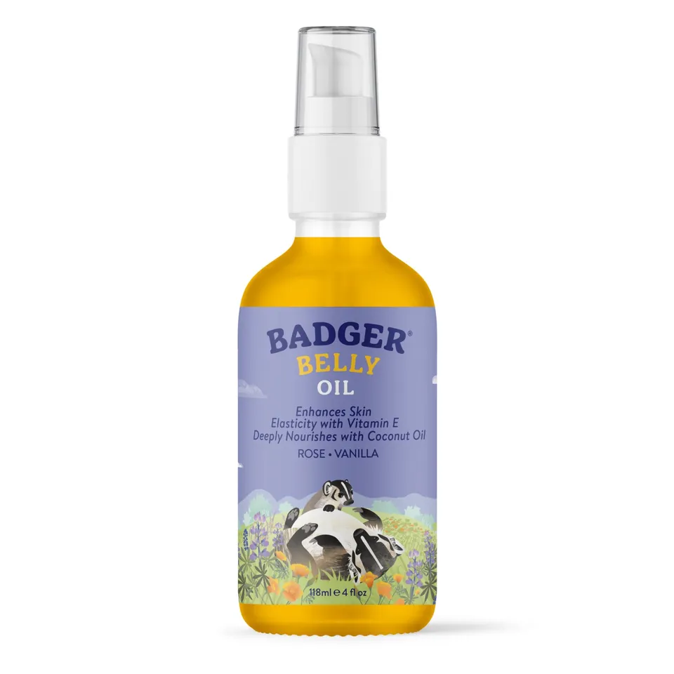 badger-balm-belly-oil-bio-bauch-l-f-r-schwangerschaft image 1