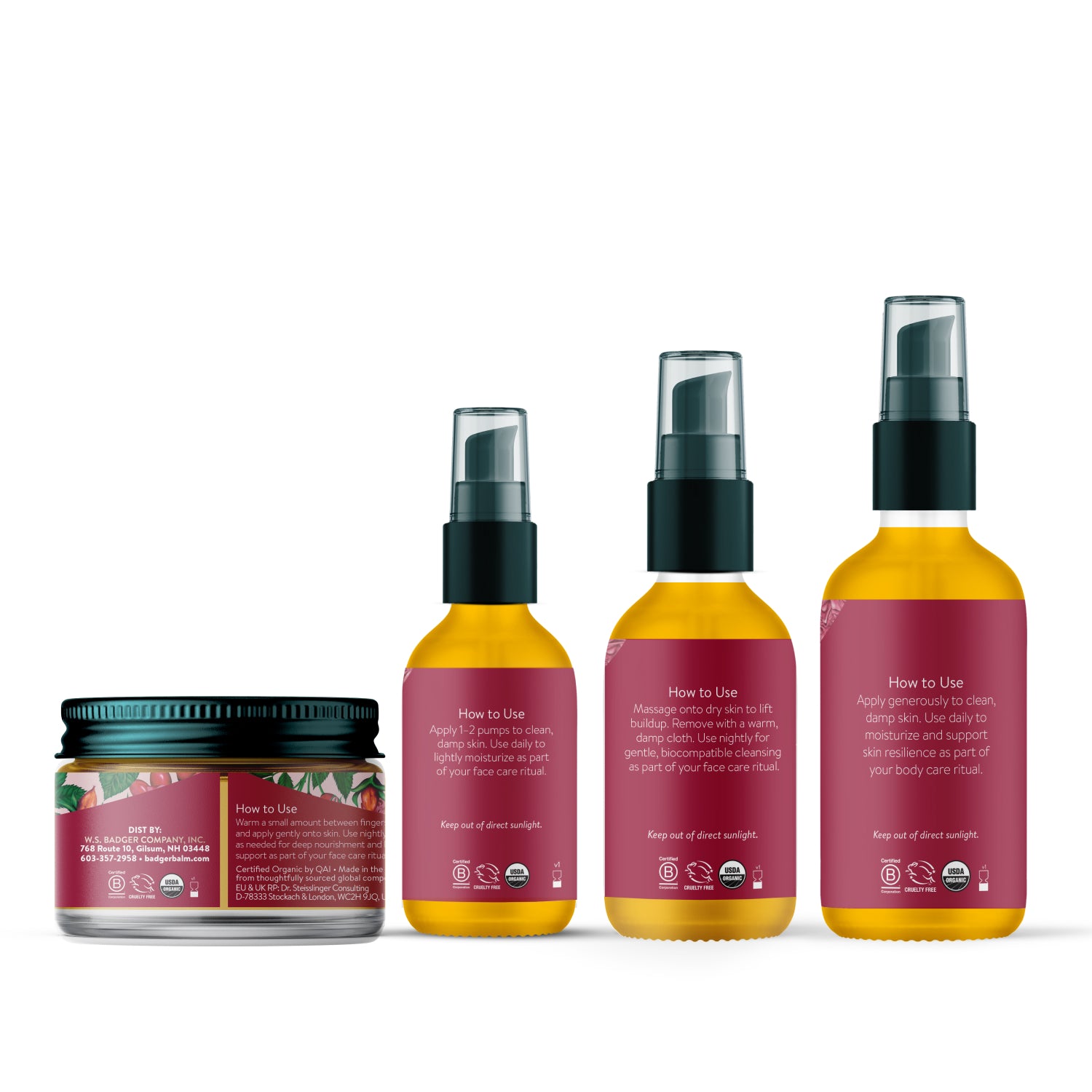 badger-balm-rose-gesichts-k-rper-set-4-teilig image 3