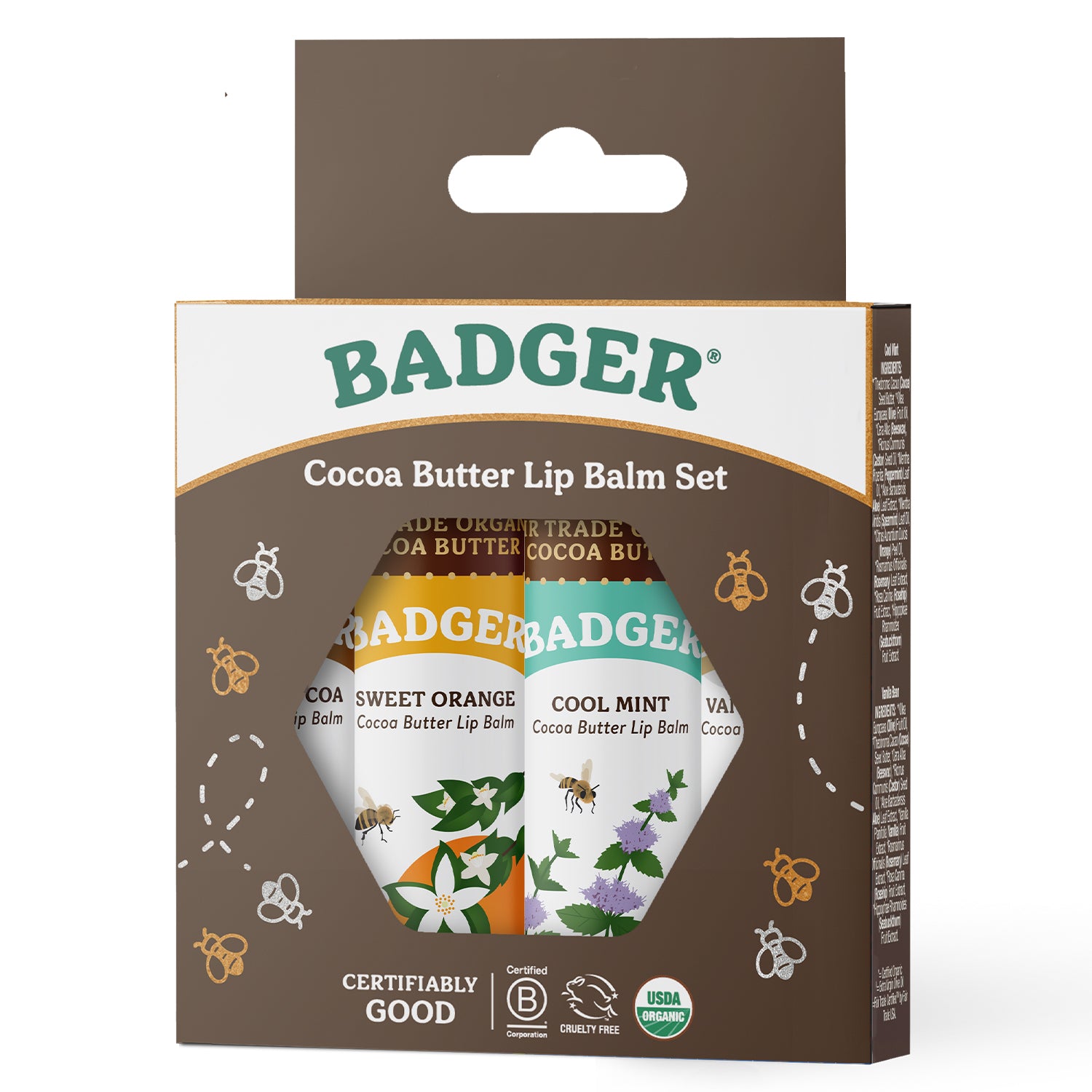 badger-balm-cocoa-butter-lippenbalsam-geschenkset-4er image 6