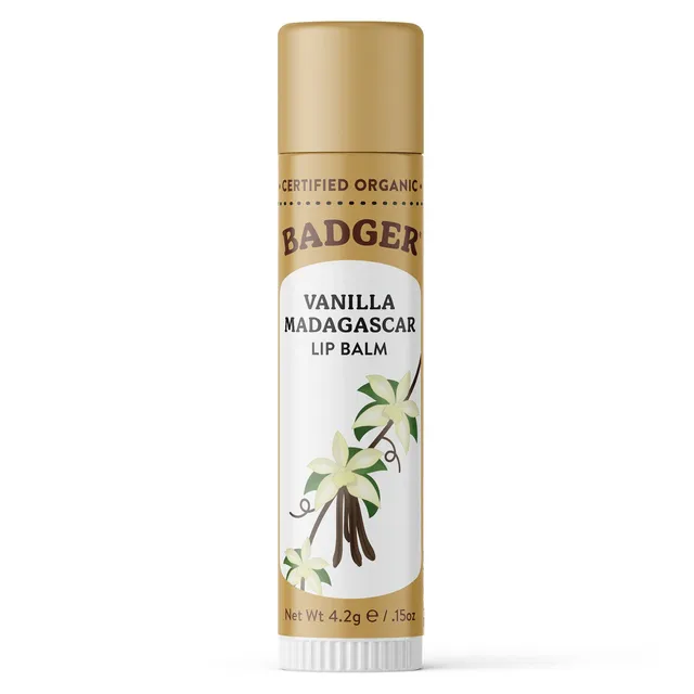 badger-balm-classic-lip-balm-vanilla-madagascar-vanille-lippenbalsam image 1