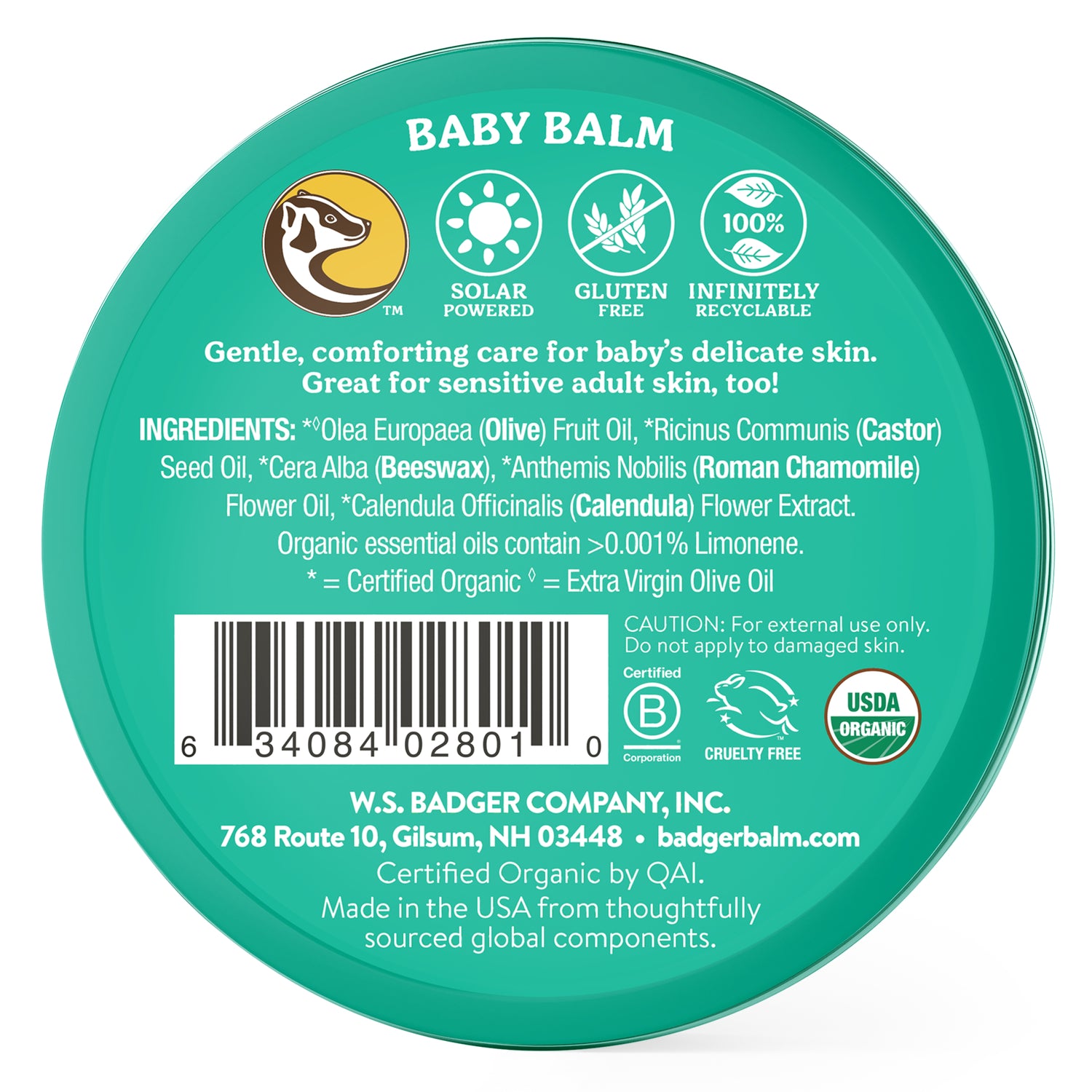 badger-balm-baby-balm-bio-baby-hautbalsam-mit-kamille-calendula image 2