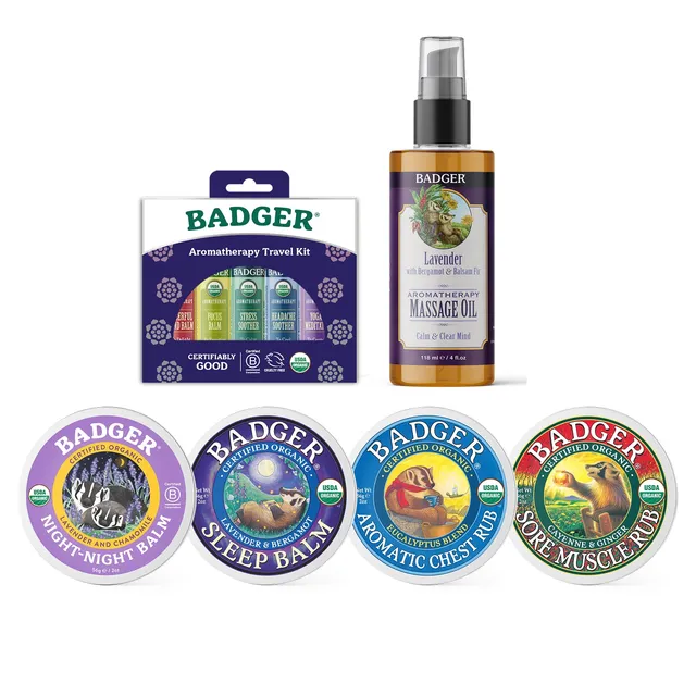 badger-balm-wellness-aromatherapy-bundle-6-teiliges-set image 1