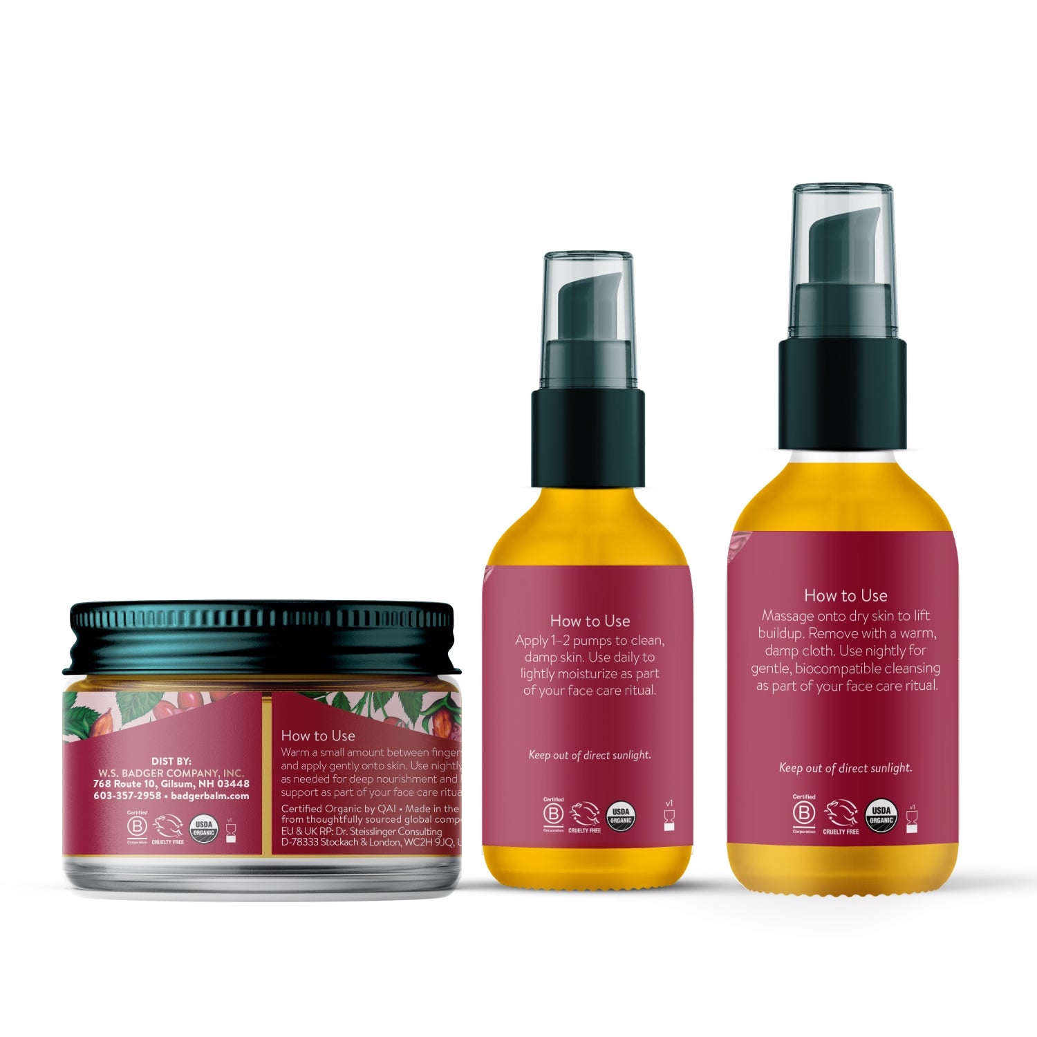 badger-balm-rose-beauty-bundle-3-teiliges-rosen-pflegeset image 3