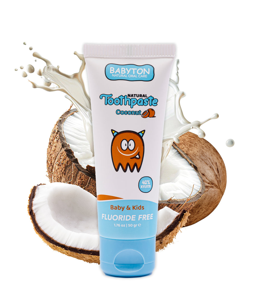 babyton-baby-kinderzahnpasta-fluoridfrei-kokos-50g image 2