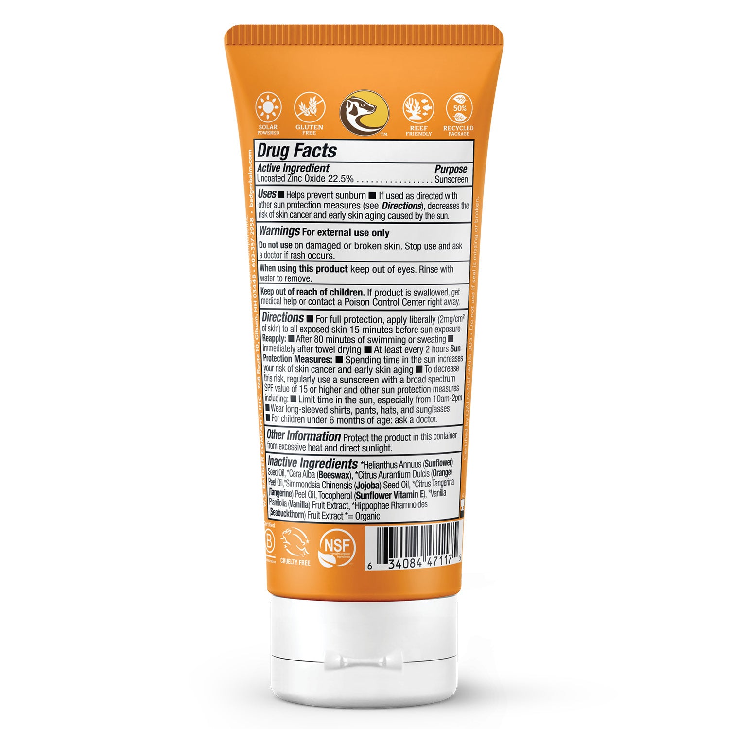 badger-balm-kids-mineral-sunscreen-cream-spf-40-tangerine-vanille image 2