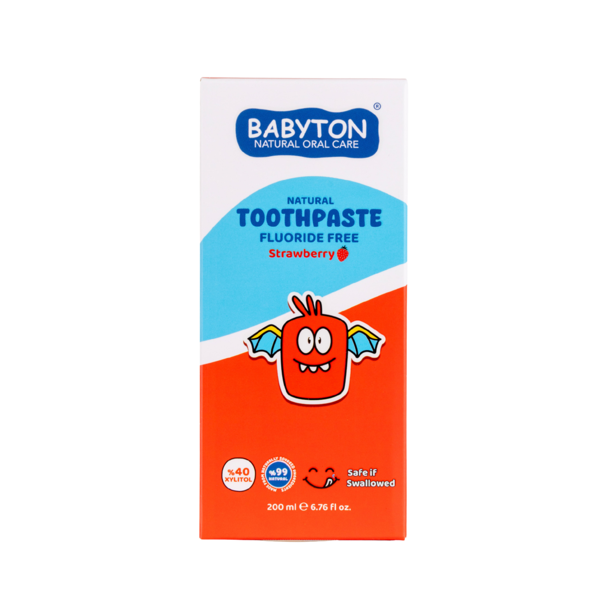 babyton-tandpasta-baby-kind-fluoridevrij-aardbei-pumpflasche-200ml image 4